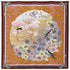 Carré de Soie "Oiseaux et Abeilles"